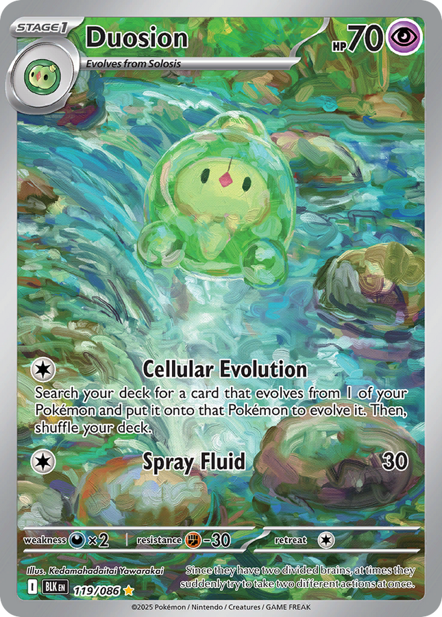 Duosion Illustration Rare (119/086) Black Bolt