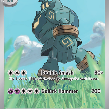 Golurk Illustration Rare (123/086) Black Bolt