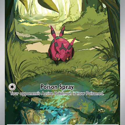 Venipede Illustration Rare (132/086) Black Bolt