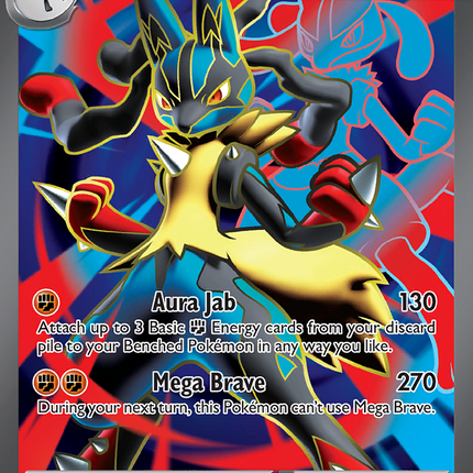 Mega Lucario ex Ultra Rare (160/132) Mega Evolution