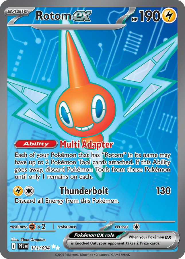 Rotom ex Ultra Rare (111/094) Phantasmal Flames