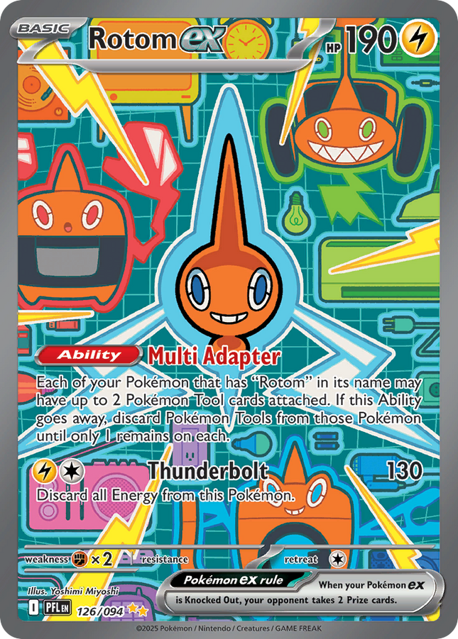 Rotom ex Special Illustration Rare (126/094) Phantasmal Flames