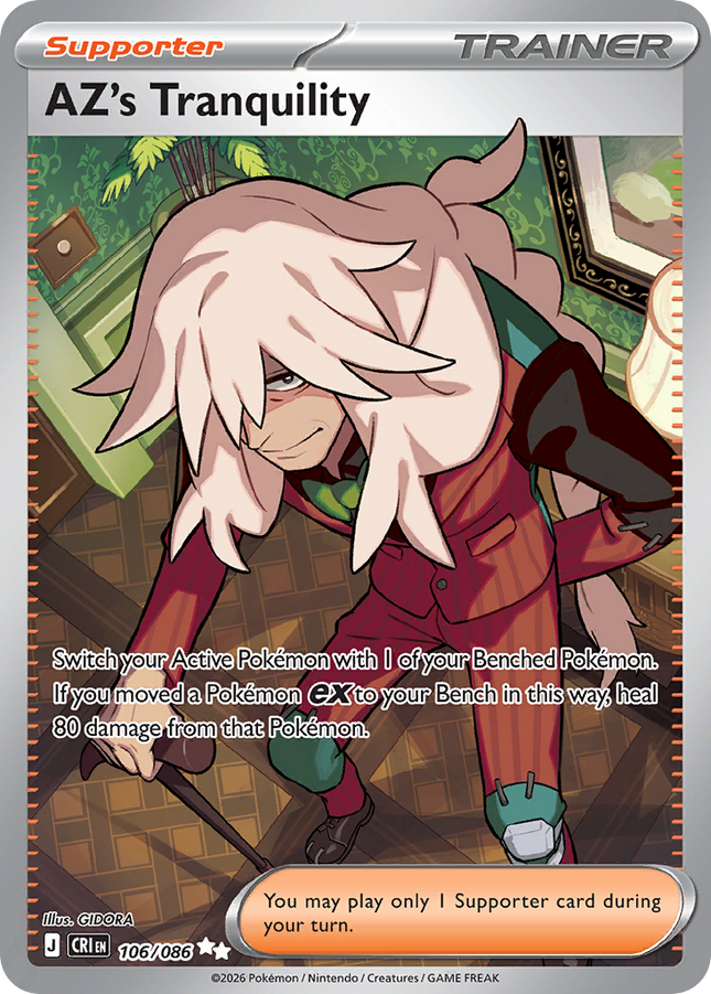 AZ's Tranquility Ultra Rare (106/086) Chaos Rising