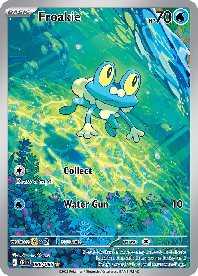 Froakie Illustration Rare (088/086) Chaos Rising