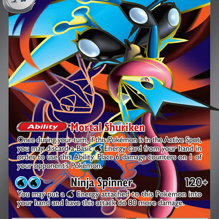 Mega Greninja ex Ultra Rare (100/086) Chaos Rising