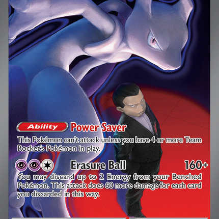 Team Rocket's Mewtwo ex Special Illustration Rare (281/217) Ascended Heroes