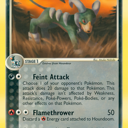 Houndoom Uncommon (34/97) Dragon Reverse Holofoil