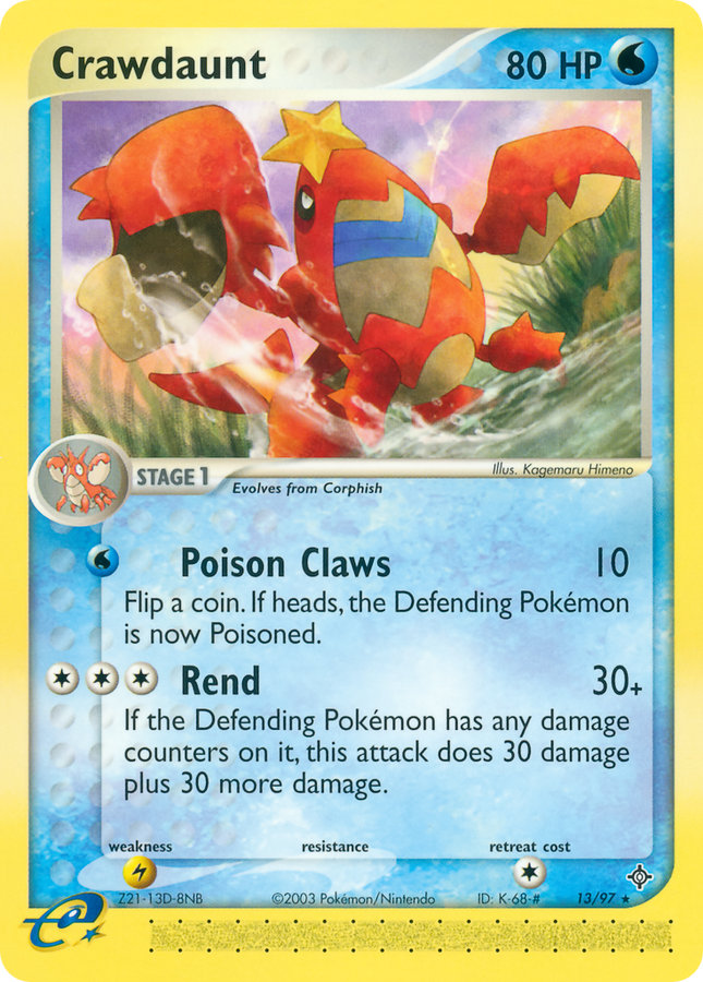 Crawdaunt Rare (13/97) Dragon LP