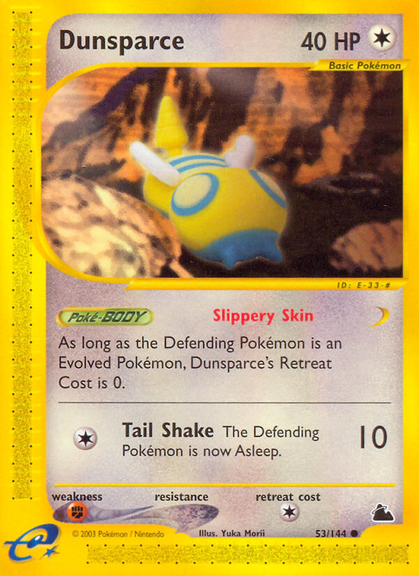 Dunsparce Common (53/144) Skyridge Reverse Holofoil LP