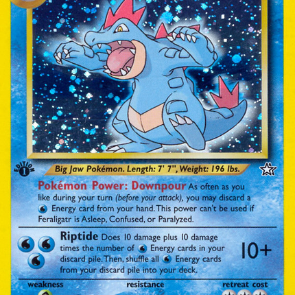 Feraligatr Rare Holo (5/111) Neo Genesis Unlimited Holofoil LP