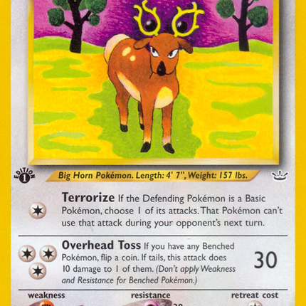 Stantler Uncommon (38/64) Neo Revelation Unlimited LP
