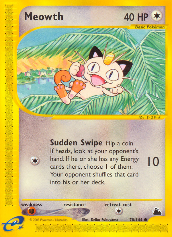 Meowth Common (78/144) Skyridge