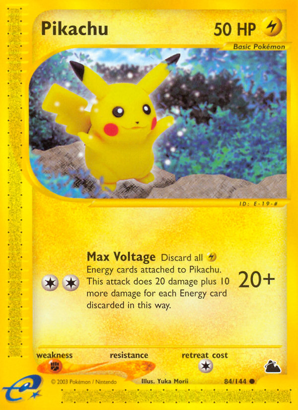 Pikachu Common (84/144) Skyridge