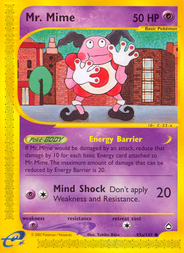 Mr. Mime Common (95/147) Aquapolis