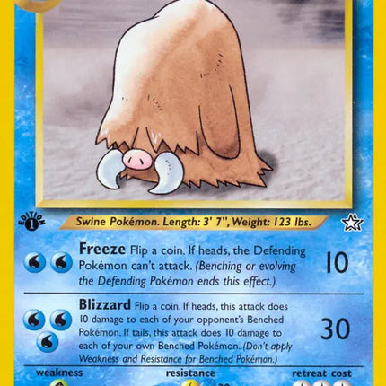 Piloswine Uncommon (44/111) Neo Genesis Unlimited LP