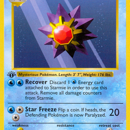 Starmie Common (64/102) Base (Dutch) First Edition