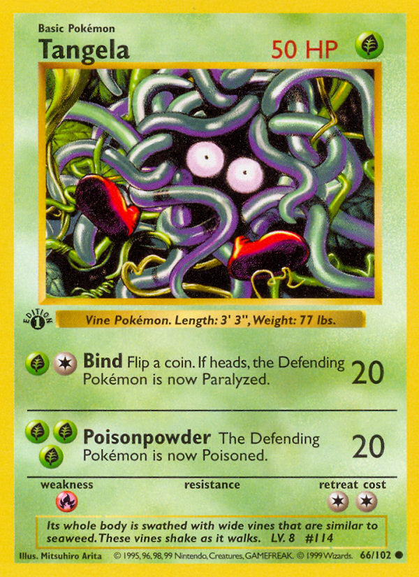 Tangela Common (66/102) Base (Dutch) First Edition