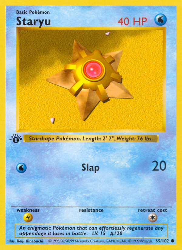 Staryu Common (65/102) Base (Dutch) First Edition