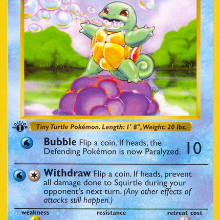 Squirtle Common (63/102) Base (Dutch) First Edition