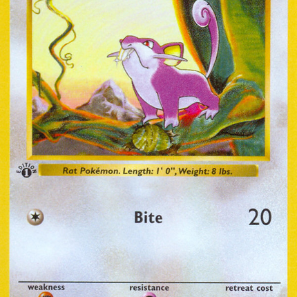 Rattata Common (61/102) Base (Dutch) First Edition