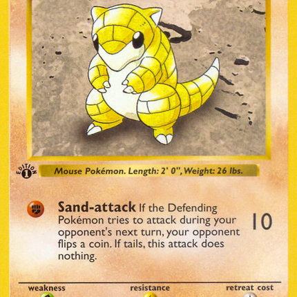 Sandshrew Common (62/102) Base (Dutch) First Edition