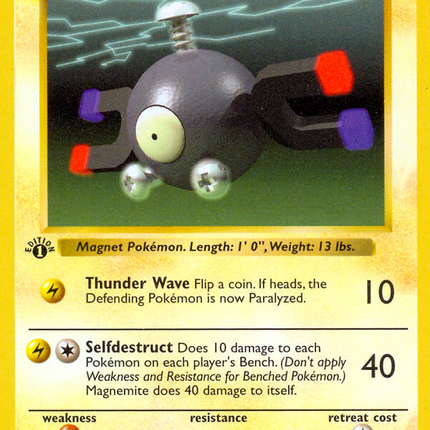 Magnemite Common (53/102) Base (Dutch) First Edition