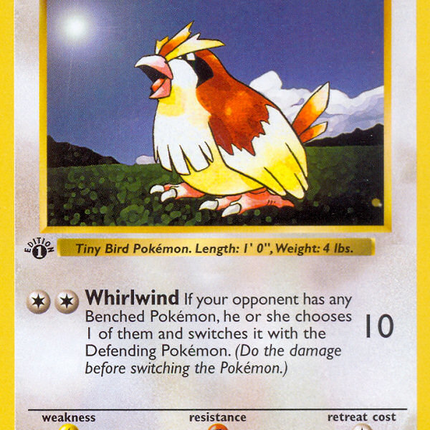 Pidgey Common (57/102) Base (Dutch) First Edition