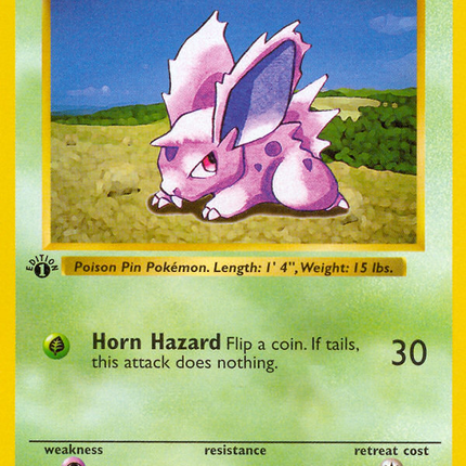 Nidoran ♂ Common (55/102) Base (Dutch) First Edition