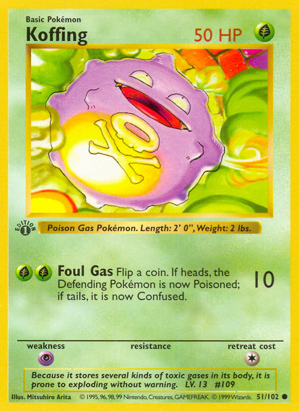 Koffing Common (51/102) Base (Dutch) First Edition