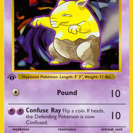 Drowzee Common (49/102) Base (Dutch) First Edition