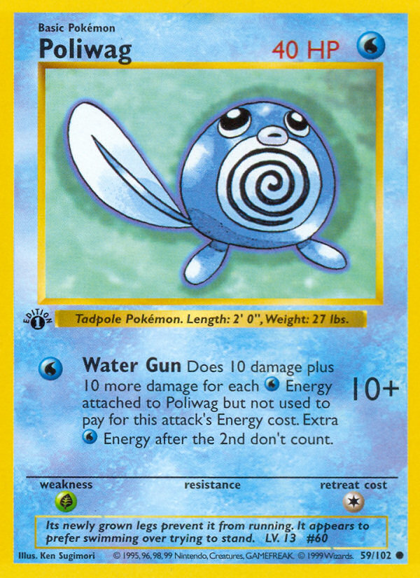 Poliwag Common (59/102) Base (Dutch) First Edition