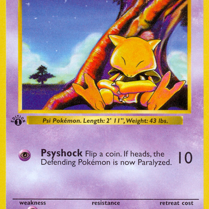 Abra Common (43/102) Base (Dutch) First Edition