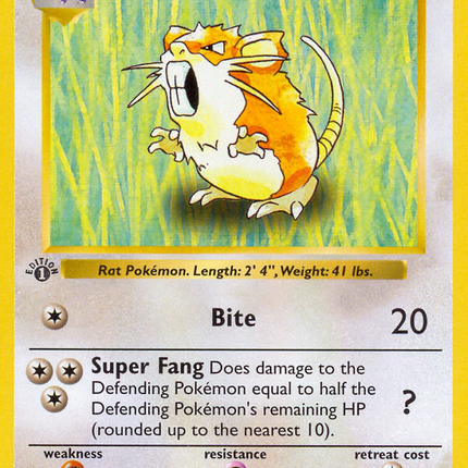 Raticate Uncommon (40/102) Base (Dutch) First Edition