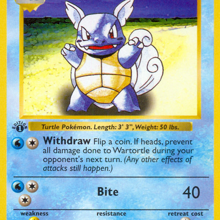 Wartortle Uncommon (42/102) Base (Dutch) First Edition