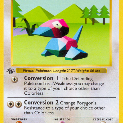 Porygon Uncommon (39/102) Base (Dutch) First Edition
