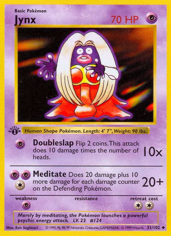 Jynx Uncommon (31/102) Base (Dutch) First Edition
