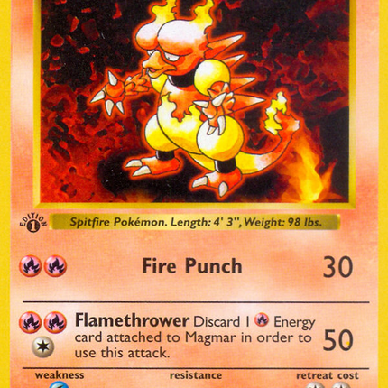 Magmar Uncommon (36/102) Base (Dutch) First Edition