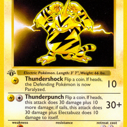 Electabuzz Rare (20/102) Base (Dutch) First Edition