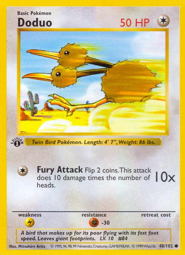 Doduo Common (48/102) Base (Dutch) First Edition