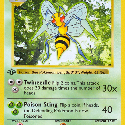 Beedrill Rare (17/102) Base (Dutch) First Edition