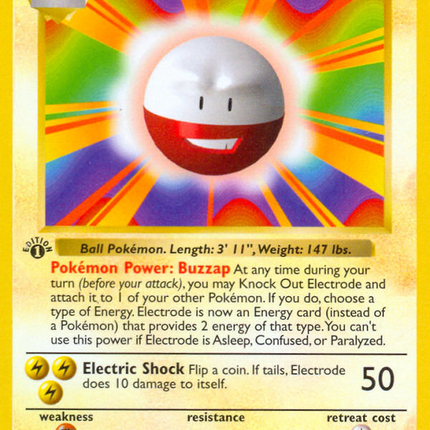 Electrode Rare (21/102) Base (Dutch) First Edition