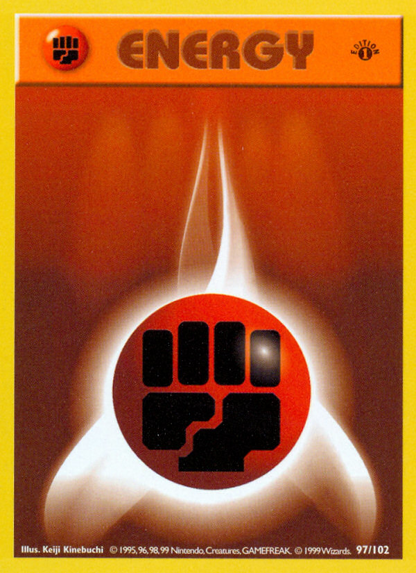 Fighting Energy (97/102) Base (Dutch) First Edition
