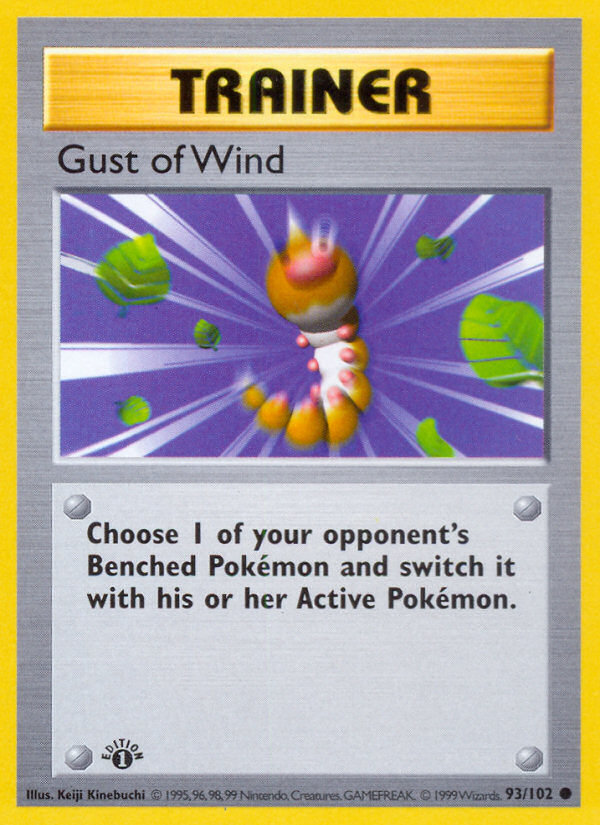 Gust of Wind Common (93/102) Base (Dutch) First Edition