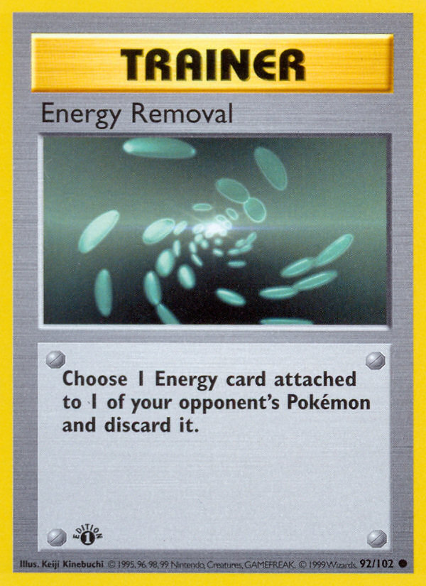 Energy Removal Common (92/102) Base (Dutch) First Edition
