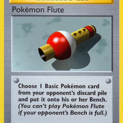 Pokémon Flute Uncommon (86/102) Base (Dutch) First Edition
