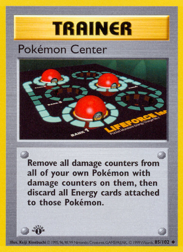 Pokémon Center Uncommon (85/102) Base (Dutch) First Edition