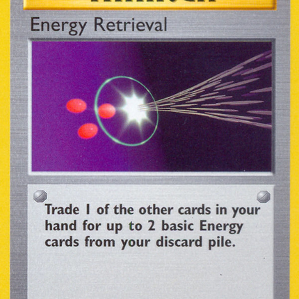 Energy Retrieval Uncommon (81/102) Base (Dutch) First Edition