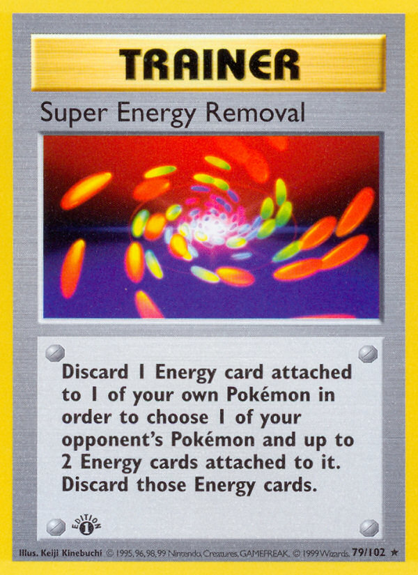 Super Energy Removal Rare (79/102) Base (Dutch) First Edition