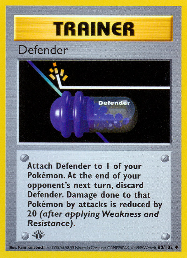 Defender Uncommon (80/102) Base (Dutch) First Edition