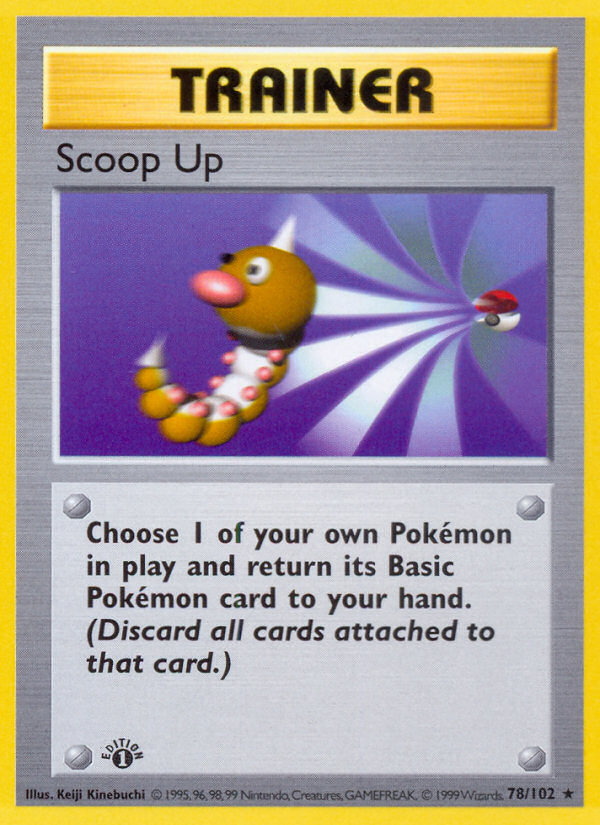Scoop Up Rare (78/102) Base (Dutch) First Edition